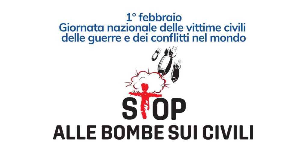 poster evento stop bombe sui civili